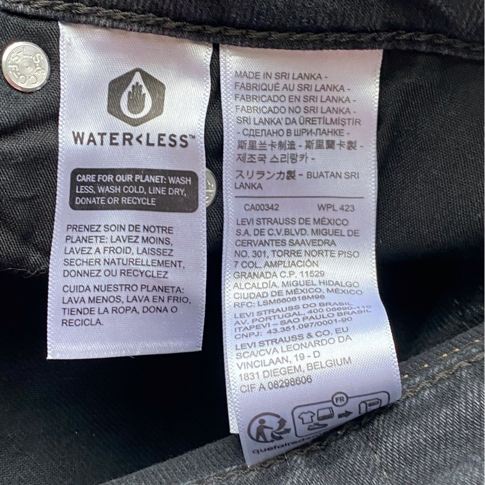 Levis Superlow Boot Woman 33 Black Zip Fly Stretch Y2K Streetwear Classic Comfy - Picture 9 of 16